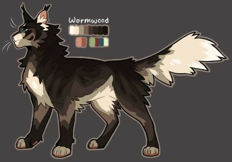 Cat Oc Ideas, Oc Art Ideas, Dear Wormwood, Cat Oc Art, Wolf Warriors, Cat Drawing Tutorial, Cats Art Drawing, Cat Anatomy, Warrior Cats Fan Art