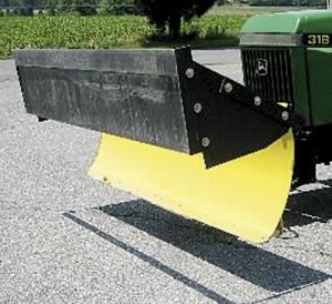 FARM SHOW - "Scoop" Kit Turns Tractor Blade Into Loader Shop Hacks, Garden Tractor Attachments, Farming Tractors, Atv Implements, Agriculture Equipment, Homemade Tractor, Farm Show, Tractor Idea, Tractor Loader