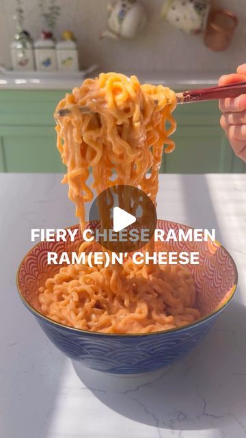 Ayushi Gupta-Mehra on Instagram: "FIVE MINUTE FIERY CHEESY RAMEN! OR RAM’N CHEESE. Full recipe pinned to the comments 📌 

This non-recipe recipe was my first ever ramen hack to ever go viral… it’s creamy, it’s fiery and inexplicably-delicious. Seriously, I still have friends demanding I make it for them on the regular (you know who you are!).

{ramen recipes, ramen noodles, cheesy ramen, cheesy recipes, noodle recipes, quick recipes, easy recipes #asianfood #noodles🍜 #spicynoodles #ramennoodles #ramenlovers #ramen🍜 #cheesyfood }" Ramen Noodles Upgrade, Recipes Ramen Noodles, Spicy Cheese Ramen, Easy Ramen Noodle Recipes, Ayushi Gupta, Cheesy Ramen, Recipes Ramen, Ramen Noodle Recipes Easy, Ramen Hacks