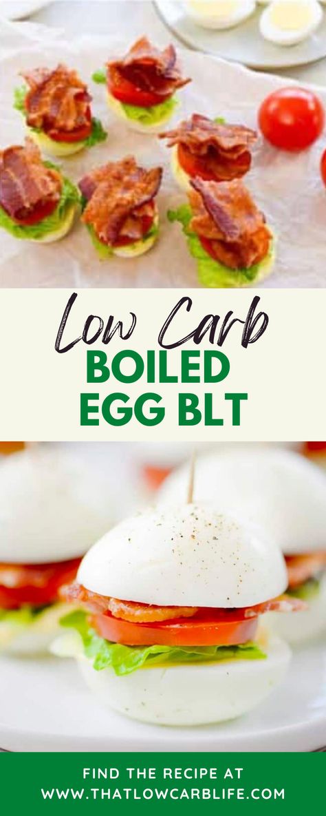 Blt Egg Sandwich, Boiled Egg White Recipes, Keto Boiled Egg Recipes, Boiled Eggs Sandwich, Hard Boiled Egg Snack, Hard Boiled Egg Sandwich, Gd Meals, Egg Blt, Egg Sliders