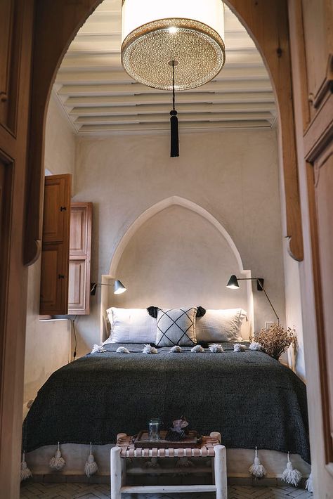 Riad BE Marrakech | Gallery Majlis Design, Middle Eastern Decor, Riad Marrakech, Morocco Style, Hotel Concept, Moroccan Homes, Moroccan Interiors, Sleeping Room, Marrakech Morocco