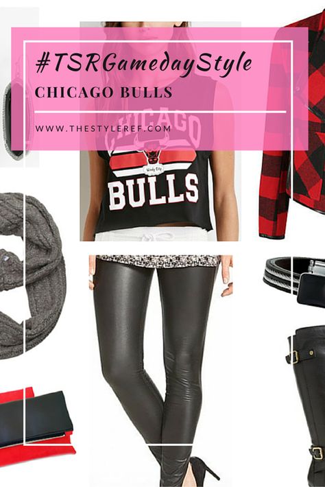 #TSRGamedayStyle outfit inspiration for #Chicago #Bulls fans. Bulls Game Outfit, Chicago Bulls Outfit, Nba Game, Game Outfit, Outfit Women, Gaming Clothes, Chicago Bulls, Travel Journal, Nba