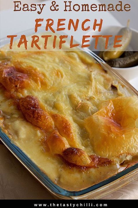 French Recipes Authentic, French Cuisine Recipes, French Cooking Recipes, Tartiflette Recipe, Recipes French, French Potatoes, French Recipes, Potato Recipes Side Dishes, French Dishes