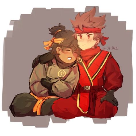 Lava Fanart Ninjago, Kai X Cole Ninjago, Cole Fanart Ninjago, Lava Shipping Ninjago, Ninjago Fanart Ships, Lavashipping Ninjago, Ninjago Kai X Cole, Lavashipping Fanart, Cole X Kai Ninjago