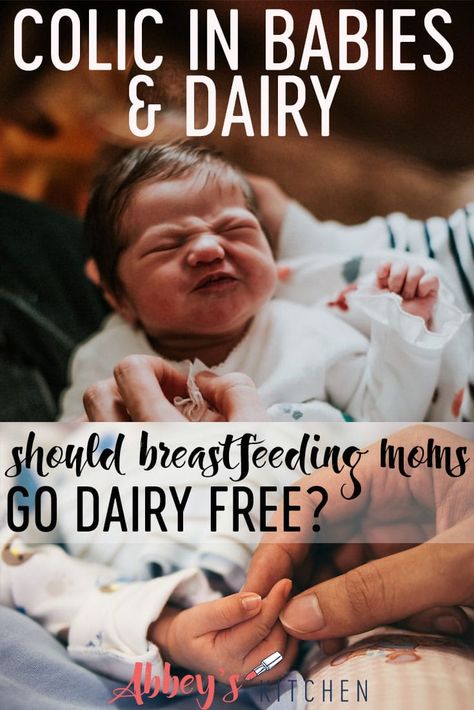 We discuss colic in babies and dairy, and the research around whether or not breastfeeding moms should go dairy free. #abbeyskitchen #dairyfree #breastfeeding #colic #coliddairy #dairycolic #dairy Abbey Sharp, Dieting While Breastfeeding, Go Dairy Free, Dairy Free Breastfeeding, Increase Breastmilk, Colic Baby, Dairy Free Diet, Tv Personality, Healthy Eating For Kids