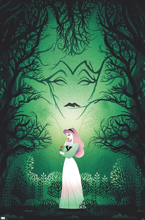 Aurora Maleficent, Deco Disney, Disney Wall Art, Good Vs Evil, Evil Disney, Image Princesse Disney, Disney Princess Aurora, Beauty Posters, Disney Wall