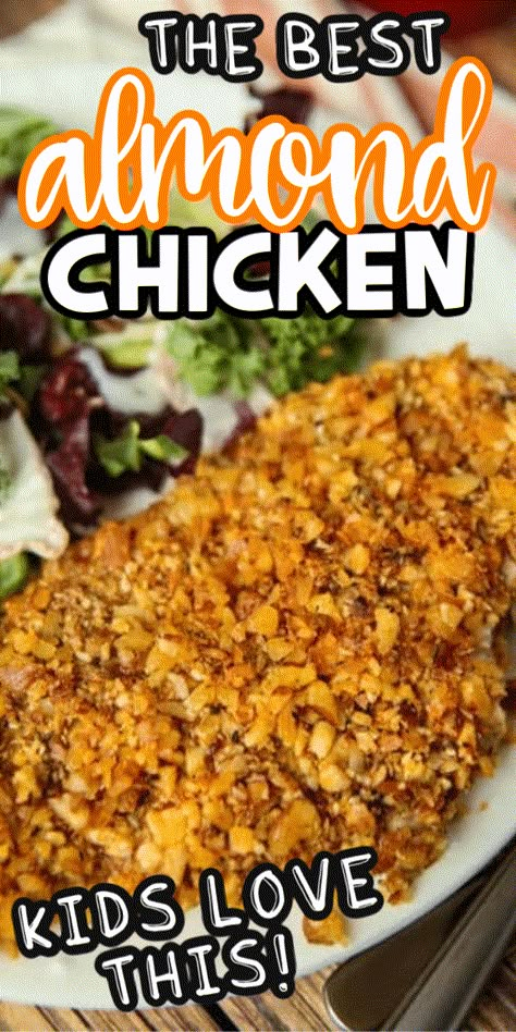 Almond Crusted Chicken, Crusted Chicken Recipes, Almond Chicken, Almond Crusted, Party Plan, Low Carb Breakfast Recipes, Keto Paleo, Crusted Chicken, Paleo Chicken