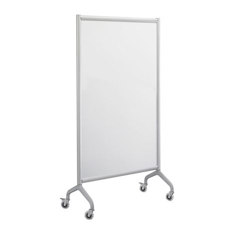 AmazonSmile: Safco Products 2016WBS Rumba Full Panel Collaboration Screen Whiteboard 36 x 66", Gray Frame: Kitchen & Dining Rolling Whiteboard, Mobile Whiteboard, Style Skate, Magnetic Whiteboard, Train Room, Space Dividers, Magnetic Chalkboard, Cork Wall, Magnetic White Board