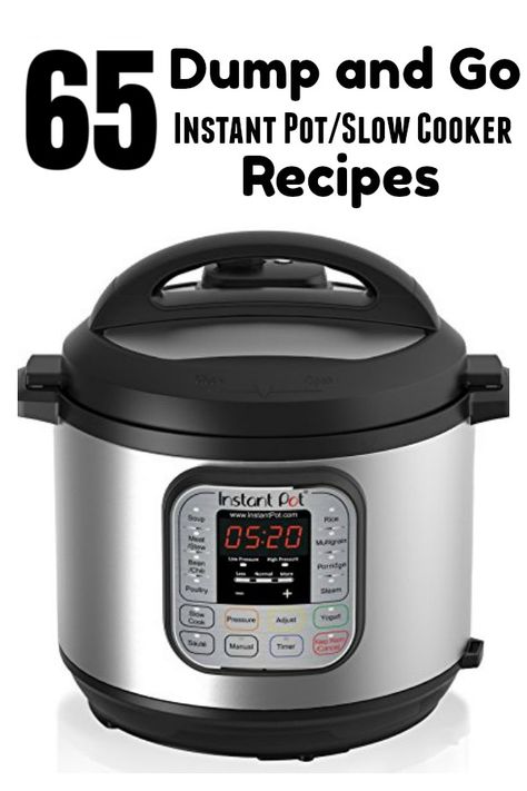 65 Dump and Go Instant Pot and Slow Cooker Recipes--want to put something into the Instant Pot or slow cooker, walk away and come back to food that is completely done? These recipes require no extra sauteing steps or broiling steps. Everything is done once you put the lid on (except for the occasional shredding of the meat or adding shredded cheese). #instantpot #instapot #dumpandgo #easyrecipe Electric Pressure Cooker, Instant Pot Dinner Recipes, Easy Instant Pot Recipes, Multigrain, Instapot Recipes, Instant Pot Pressure Cooker, Carne Asada, Pressure Cooker Recipes, Pressure Cooking