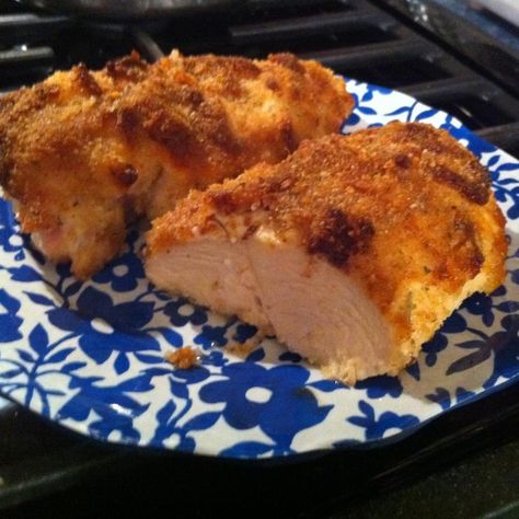 Hellman's Parmesan Crusted Chicken Helmans Parmesan Chicken, Hellmans Parmesan Chicken, Parm Chicken, Parmesan Crusted Chicken Recipe, Parmesan Crusted Pork Chops, Crusted Chicken Recipes, Easy Chicken Parmesan, Parmesan Recipes, Just A Pinch Recipes