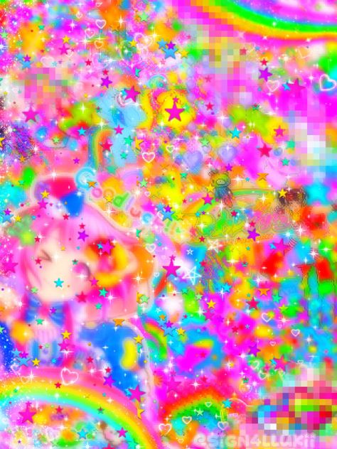 Rainbowcore Aesthetic, Kidcore Pfp, Kidcore Wallpaper, Harajuku Decora, Coconut Dream, Twitter Header Pictures, Dreamcore Weirdcore, Rainbow Aesthetic, Rainbow Wallpaper