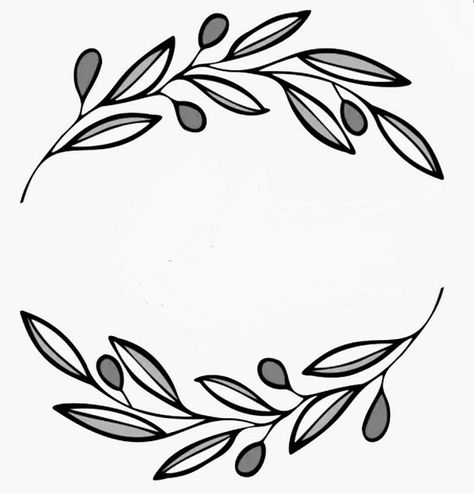 Vine Svg Free, Adventure Drawing, Embroidery Drawings, Hebrew Roots, Leaf Outline, Bullet Journal Design Ideas, Embroidery Flowers Pattern, Olive Leaf, Flowers Pattern