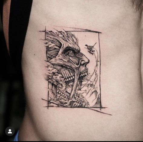 Attack On Titan Tattoo Eren, Simple Anime Tattoo Designs, Attack On Titan Tattoo Design, Shingeki No Kyojin Tattoo, Simple Anime Tattoos, Levi Ackerman Tattoo, Attack On Titan Tattoo Ideas, Anime Tats, Anime Sleeve