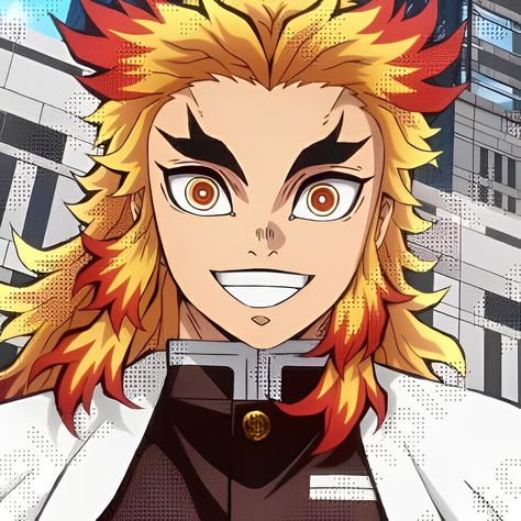 Rengoku Front View, Rengoku Kimetsu Academy, Flame Prince, Rengoku Kyoujurou, 19 Days Characters, Rengoku Kyojuro, Sonic Funny, Mushroom Art, Awesome Anime