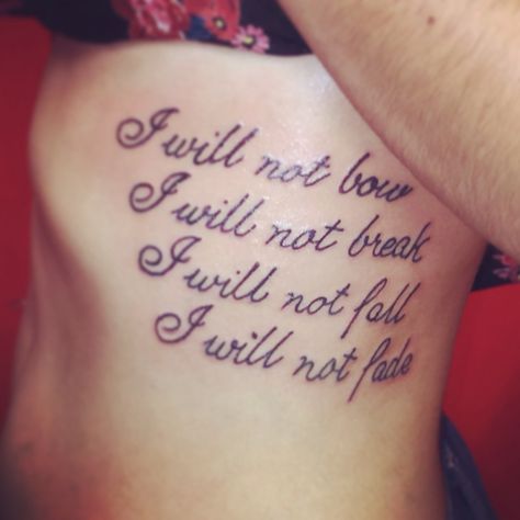 Breaking Benjamin I will not bow lyrics tattoo I will not break I will not fall I will not fade Breaking Benjamin Tattoo, Benjamin Tattoo, Tatted Quotes, Lyrics Tattoo, Breaking Benjamin, Heavy Metal Bands, Popular Products, Little Tattoos, Tattoos Ideas