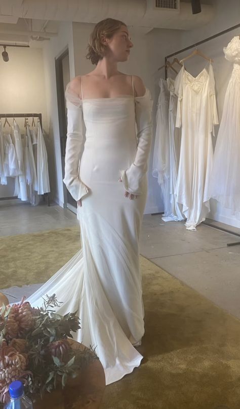 Leona Danielle Frankel, Danielle Frankel Leona, Daniel Frankel Bridal 2023, Danielle Frankel Wedding Dress, Daniel Frankel Bridal, Daniel Frankel, Sheer Sleeve Wedding Dress, Danielle Frankel Bridal, Sum Dresses