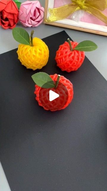 Fruit Net, Ecofriendly Crafts, Art Kindergarten, Creative Mom, Upcycled Art, Diy Basket, Christmas Gift Baskets, Easy Paper Crafts, Craft Inspiration