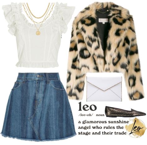 Leo Outfit | ShopLook Outfits For March, Leo Outfits, Leo Aesthetic, Regal Style, Leo Birthday, Leo Women, Suede Fringe Jacket, White Accessories, March 2024