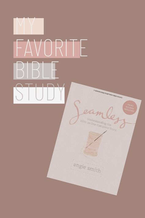 If you are new to Bible Study or haven't done an overview of the whole Bible, I highly recommend this study by Angie Smith. #biblestudy #ad Seamless Bible Study, Angie Smith, Study Book, Bible Study Books, Spiritual Health, Bible Study, The Whole, Spirituality, Bible