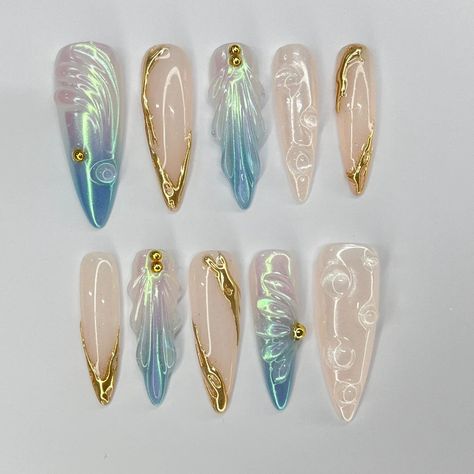 Handcrafted Nail Art Collections | Shop All at LilyNailsart.co – Page 5 – LILY NAILS ART Nails Mermaid, Mermaid Nail Art, Lily Nails, Cruise Nails, Mermaid Nail, Boutique Nails, Medium Almond, Nail Art Set, Mermaid Nails