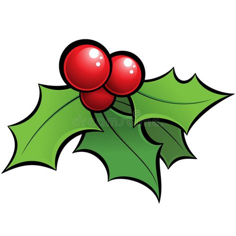 Cartoon vector shiny holli mistletoe christmas ornament with black outlines. Car #Sponsored , #ad, #PAID, #shiny, #Cartoon, #mistletoe, #holli Leaf Background, Santa Lucia, Christmas Clipart, Xmas Ornaments, Mini Albums, Red Green, Christmas Diy, Illustration Design, Christmas Crafts