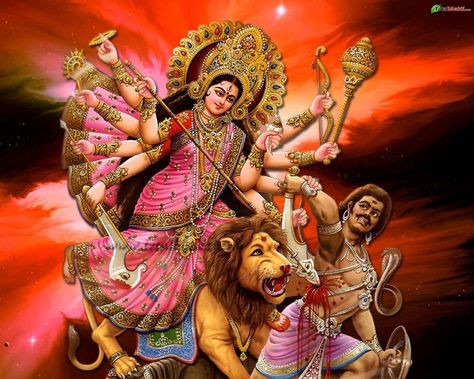 Awesome Goddess Durga Wallpapers - WallpaperAccess Maa Ka Photo, Durga Maa Ka Photo, Durga Mata Hd Wallpaper, Durga Background, Durga Devi Images Hd, Maa Durga Hd Wallpaper, Durga Face, Lord Durga, Maa Durga Photo