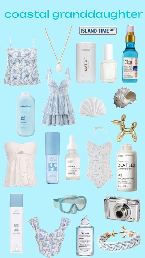 #coastalgranddaughteraesthetic #coastalgranddaughteroutfit #coastalgranddaughter #blueandwhite Moisturizer, Clothes