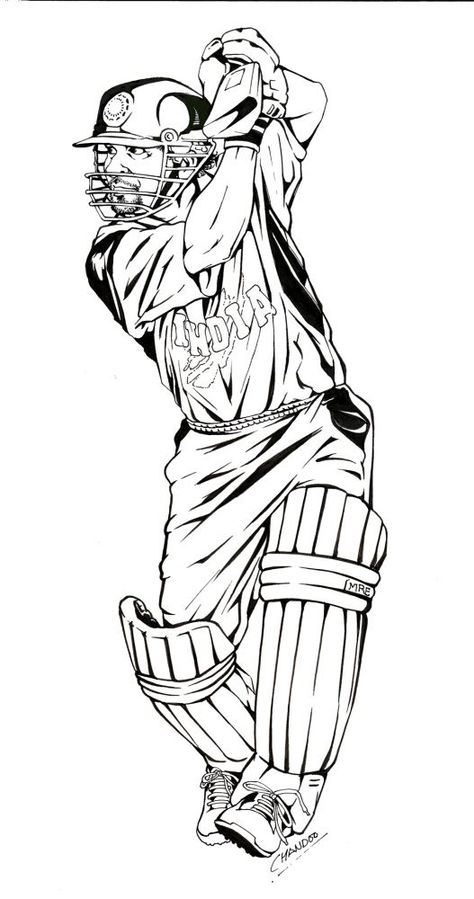 Cricket Logo, Sachin Tendulkar, Drawing Challenge, Artist Books, Art Drawings Sketches, Drawing Sketches, Art Drawings, Humanoid Sketch, Drawings