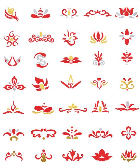 Hanfu Makeup, Air Symbol, Clothing Symbols, Ancient Paintings, Hand Drawing Reference, Contemporary Wedding, Simplistic Tattoos, Anime Drawings Tutorials, Red Pattern