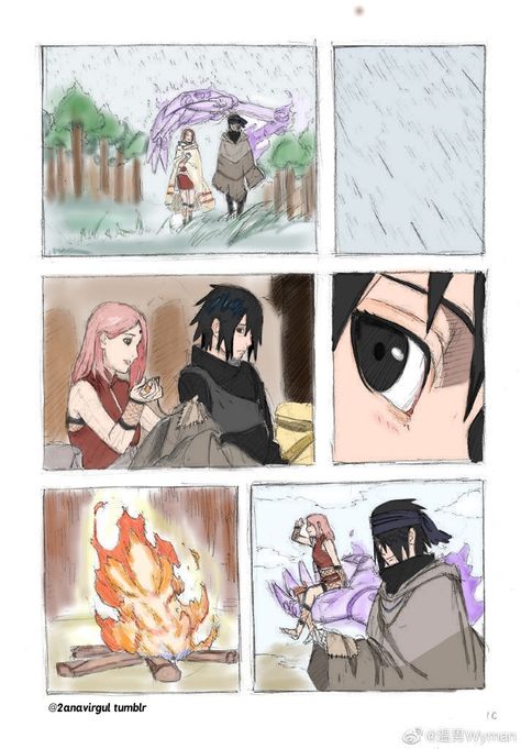 Sasuke Sakura Blank Period, Sasusaku Traveling Together, Sasusaku Blank Period, Sasuke Blank Period, Sasusaku Travel, Boruto Episodes, Sasusaku Doujinshi, Sasuke And Sakura, Naruto 6