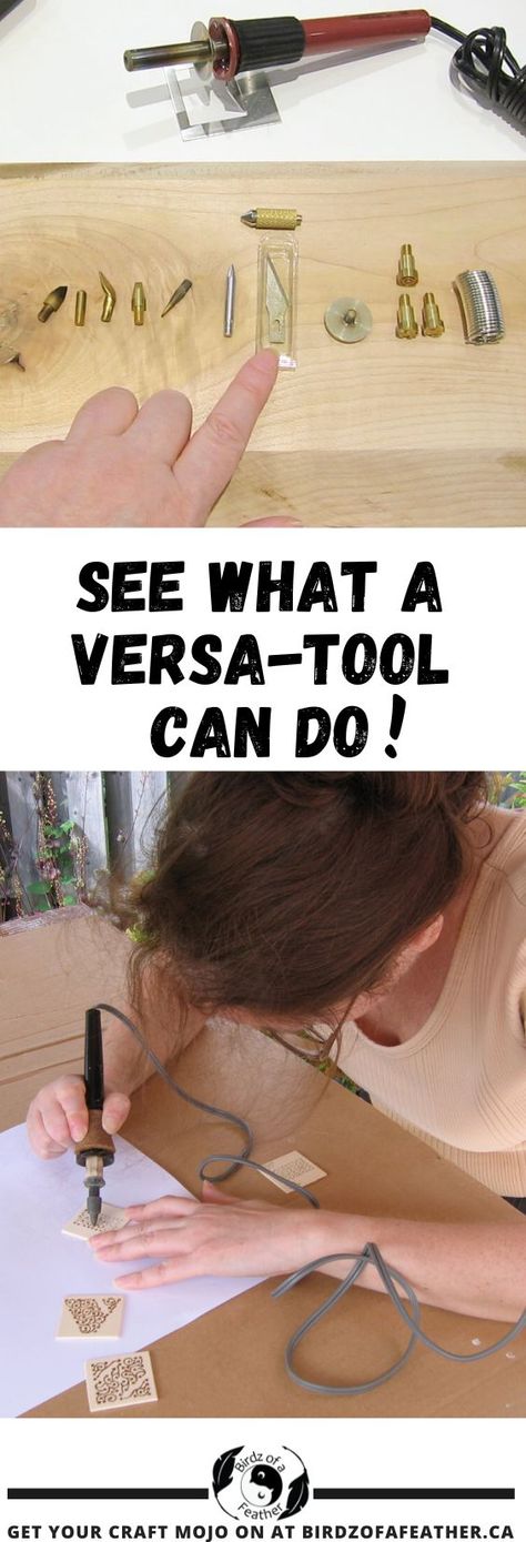 The Versa-Tool does so much that it's really indispensable in our craft tool arsenal to produce some of our unique upcycles. versa tool projects | versa tool ideas | versa tool wood burning | how to use versa tool | creative versa tool | versa tool | creative versa tool projects | walnut hollow versa tool | creative versa tool wood burning | walnut hollow creative versa tool Versa Tool Projects, Solder Jewelry, Fuse Tool, Fused Plastic, Dremel Crafts, Woodburning Projects, Wood Burning Crafts, Soldering Jewelry, Cleaning Wood