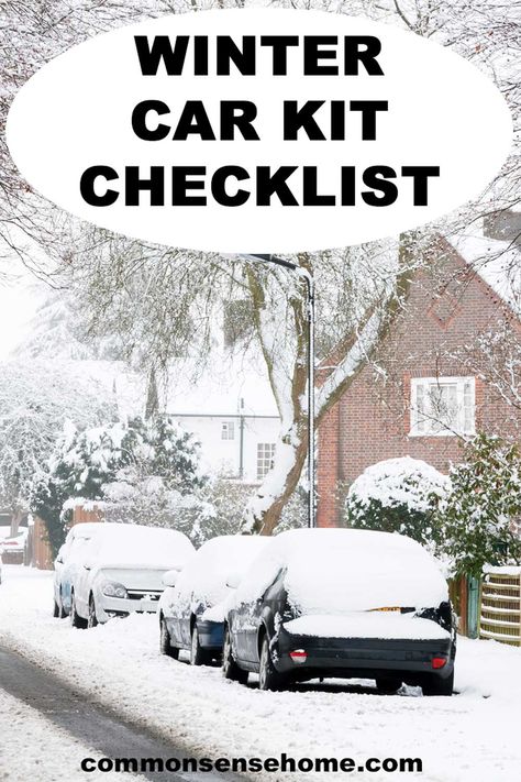 Stay safe and prepared this winter with our must-have car emergency kit checklist! 🛠️ From ice scrapers to blankets and snacks, we've got all the essentials to keep you warm and worry-free during cold-weather drives. Pin now and be ready for the unexpected! #WinterDriving #EmergencyKit #CarTips Winter Weather Checklist, Winter Car Essentials Emergency Kits, Car Snow Emergency Kit, Car Emergency Kit For Women, Car Kit Essentials For Women, Winter Car Emergency Kit, Emergency Kit Essentials, Emergency Kit Checklist, Winter Car Kit