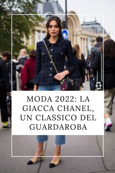 La giacca Chanel, un classico del guardaroba — No Time For Style Moda Over 50, Giacca In Tweed, Chanel Outfit, Beauty Lifestyle, Fashion Over 40, Fashion Bloggers, Primavera Estate, No Time, Over 40