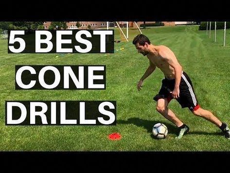 Learn Soccer, Soccer Dribbling, Soccer Dribbling Drills, Sports Conditioning, Footwork Drills, Summer Soccer, Soccer Warm Ups, Soccer Drills For Kids, Soccer Training Drills