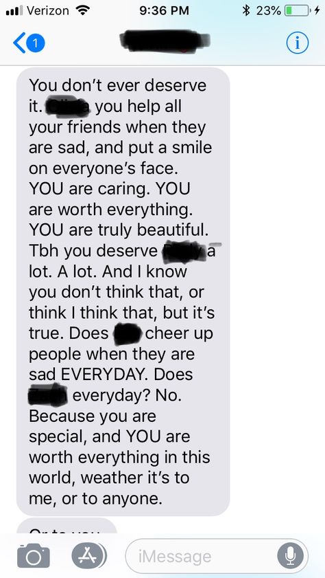 You know you’ve got a true friend when they say this to make you feel better. I love her so much ❤️ How To Make Your Bestie Feel Better, How To Help Your Friend Feel Better, How To Make A Friend Feel Better, Ways To Say Sorry To Best Friend, How To Make Your Friend Feel Better, Make Your Friend Feel Better, Kind Things To Say To Friends, How To Make Someone Feel Better, How To Say Sorry To Your Best Friend