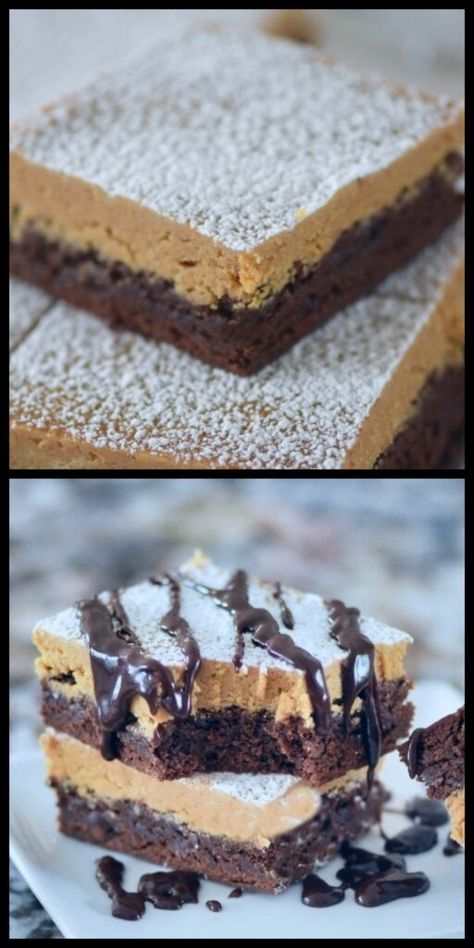 Muddy Buddy, Bbq Desserts, Muddy Buddies, Cookie Brownie Bars, Brownie Ingredients, Peanut Butter Brownies, Peanut Butter Lovers, Hot Fudge, Brownie Bar