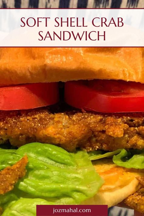 Looking for an on-the-go meal or a quick weekday snack recipe? Try my version of Soft Shell Crab Sandwich! It’s sweet, savory, crispy, and juicy! The best part? It is so easy to make and cooks in just 12 minutes! Even the kids will surely love it! #softshellcrabsandwich #softshellcrab #softshellcrabrecipe #seafoodrecipe #seafoodrecipes #newrecipe #recipeoftheday #recipe Crab Sandwich Recipe Simple, Soft Shell Crab Sandwich, Crab Sandwich Recipe, Crab Sandwiches, Soft Shell Crab Recipe, Softshell Crab, Fried Soft Shell Crab, Crab Sandwich, How To Cook Liver