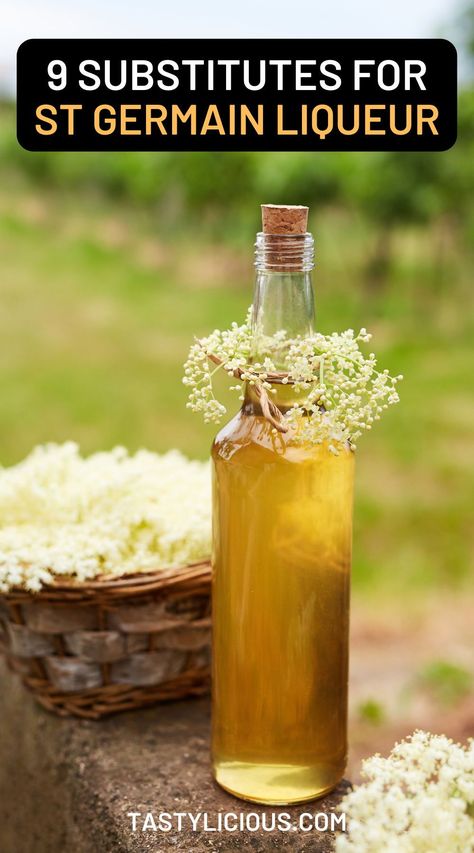 What can I use instead of St Germain liqueur | st. germain liqueur alternative | Substitutes For St Germain Liqueur | summer dinner recipes | healthy lunch ideas | dinner ideas | breakfast ideas | easy healthy dinner recipes Elderflower Syrup Recipe, Elderflower Recipes, Elderflower Syrup, Cordial Recipe, Floral Drink, Elderflower Cordial, Foraging Recipes, Herbs For Health, Syrup Recipe