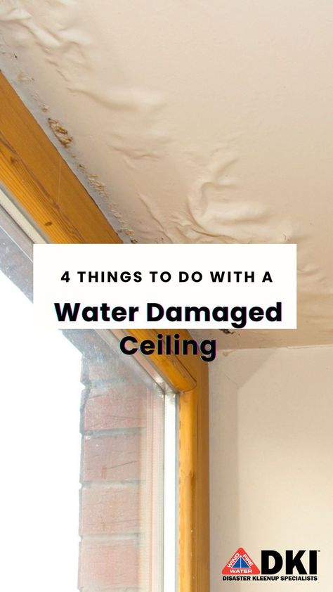 How To Fix Water Damaged Ceiling, How To Repair Ceiling Water Damage, Plaster Ceiling Repair, Drywall Diy, Water Damaged Ceiling, Repair Ceilings, Ceiling Repair, Wall Repair, House Repair