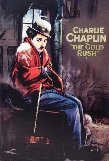 "The Gold Rush", silent comedy film by Charles Chaplin (USA, 1925) Rush Movie, Rush Poster, Pictures Frames, The Gold Rush, Old Movie Posters, Best Movie Posters, Image Nature, Cinema Posters, Poster Minimalist