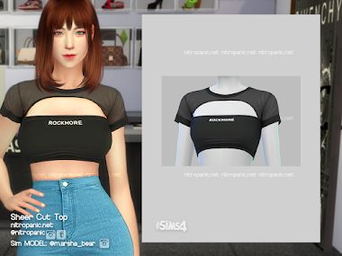 NitroPanic CC Custom Content For The Sims 4 Sims 4 Mac, Cc Shopping, Sims 4 Traits, Sims 4 Mods Clothes, Cut Top, Sims 4 Cas, Sims 4 Cc Finds, Sims 4 Clothing, Teenager Outfits