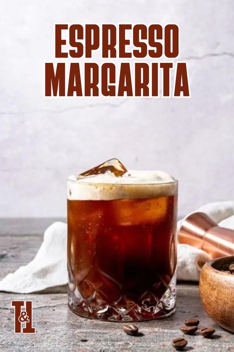 Need a poolside cocktail with a little extra pep this summer? Look no further than the Espresso Margarita. Espresso Margarita, French Martini, Traditional Margarita, Chocolate Martini, Best Alcohol, Boozy Desserts, Espresso Beans, Grand Marnier, Strong Coffee