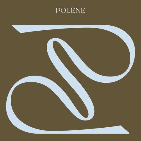 Violaine & Jérémy | New Identity for @polene_paris Polène's team had the project to upscale the brand image on the occasion of the release of its first… | Instagram Two Letter Logo, Logo Design Color Palette, V Monogram, Logotype Branding, Luxury Font, Text Logo Design, Typo Logo, New Identity, Brand Fonts