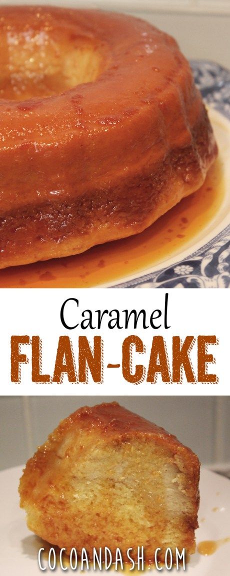 This flan cake is SO moist and full of vanilla caramel flavor! It's the perfect dessert! Flan cake Cafe Cakes, Chocolate Flan, Caramel Flan, Flan Cake, Dessert Parfait, Vanilla Caramel, Flan Recipe, Island Table, Filipino Desserts