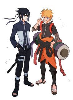 If naruto and sasuke switched personalities this would be their new costumespinterest@Nor Syafiqah  If naruto and sasuke switched personalities this would be their new costumespinterest@Nor Syafiqah Naruto X One Piece, Naruto Collection, Poses Manga, Kurama Naruto, Naruto Vs Sasuke, Naruto Oc Characters, Naruto Teams, Naruto Images, Sasuke X Naruto