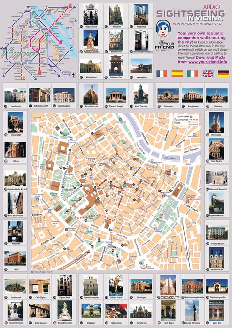 Vienna sightseeing map Vienna Tourist Map, Vienna Austria Travel, Europe Winter Travel, Vienna Map, Austria Map, Big Bus, Vienna Travel, Christmas Destinations, Prague Travel