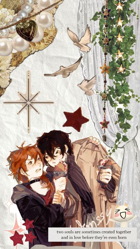 #dazai #chuuya #bsdwallpaper #dazaiosamuwallpaper #chuuyanakaharawallpaper #dazaiwallpaper #chuuyawallpaper #doubleblackwallpaper #soukokuwallpaper #soukoku #bsd Soukoku Wallpaper, Dazai Chuuya