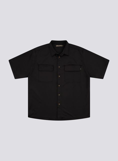 The Puff Homie Shirt in Black is designed to be your next trans-seasonal wardrobe staple constructed from stretchy Tencel fabric and tortoise shell buttons. Layer it up over a tee or tank for a more casual look and button it up when the formalities kick in. Double chest pockets Tortoise shell buttons Constructed from Tencel Puff Shirt, Seasonal Wardrobe, Tencel Fabric, Clothing Mockup, Shell Buttons, Shirt Mockup, Clothing Ideas, Tortoise Shell, Tortoise