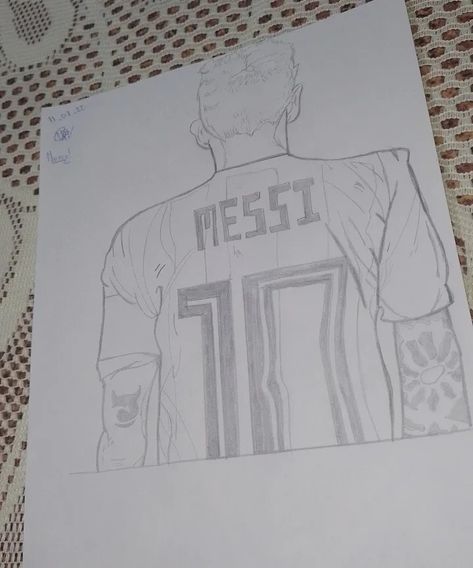 Dibujo hecho a Lápiz de Leonel Messi⚽1️⃣0️⃣🇦🇷 Leonel Messi, July 10, Draw Drawing, Lionel Messi, Cristiano Ronaldo, Ronaldo, Anime Art, Doodles, Sketch