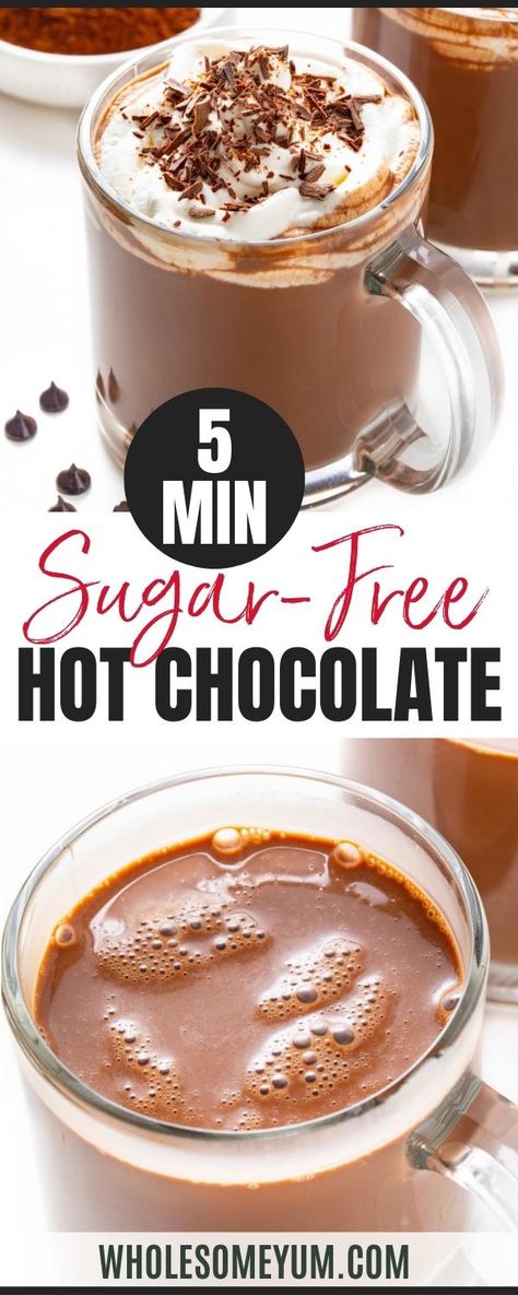 Keri Hot Chocolate, Keto Cocoa Mix Recipe, Keto Cocoa Recipes, Leto Hot Chocolate, Low Carb Hot Cocoa, Hot Keto Drinks, Sugar Free Hot Chocolate Recipe, Diet Hot Chocolate Recipe, Keto Hot Chocolate Mix Recipe